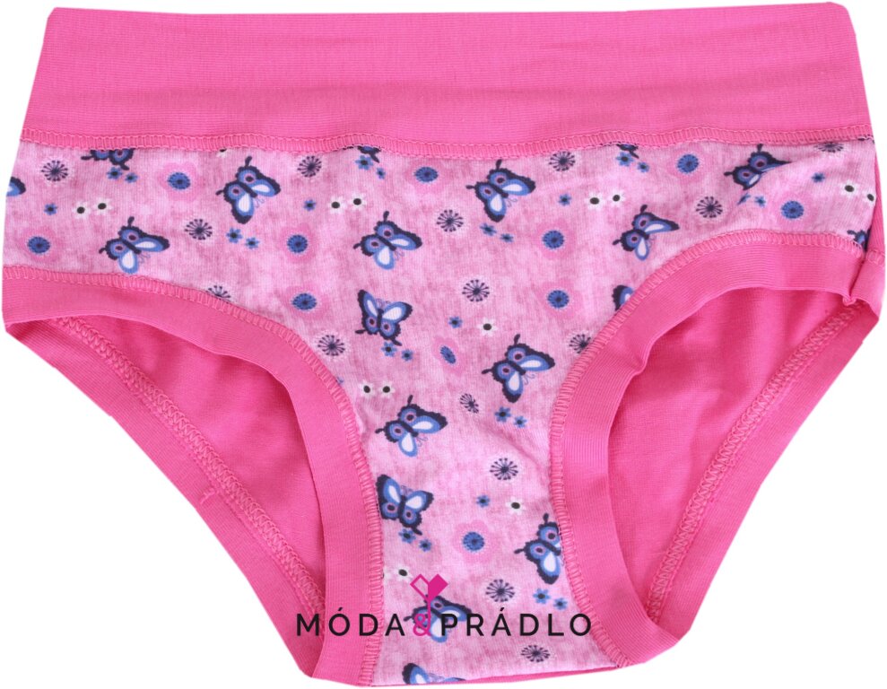 Dívčí Kalhotky S Motýlky Emy Bimba B2792 Rosa Fluo Moda Pradlocz 3737