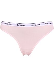 Dámské klasické kalhotky Calvin Klein Modern Logo QD5207 pudr