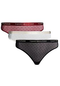 Dámská tanga Tommy Hilfiger UW0UW05534 3 pack