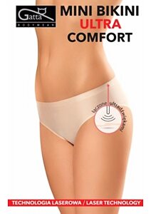 Nízké kalhotky s lepenými švy Gatta Mini ultra comfort tělové