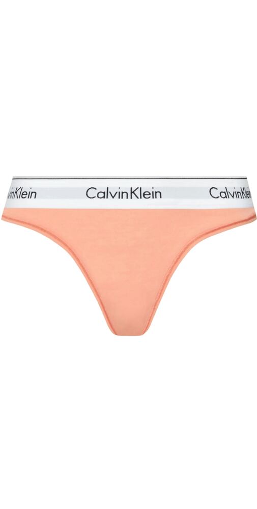 Dámská tanga Calvin Klein F3786 coral