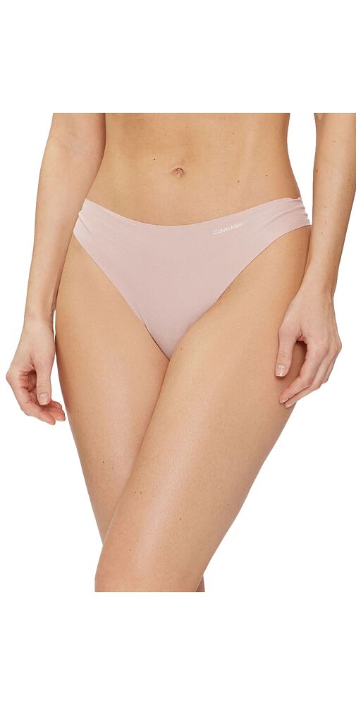 Tanga Calvin Klein Invisibles Micro QD3558E st.růžové