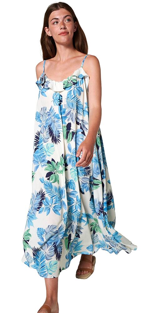 Letní šaty Vamp s úzkými ramínky 20418 modré
