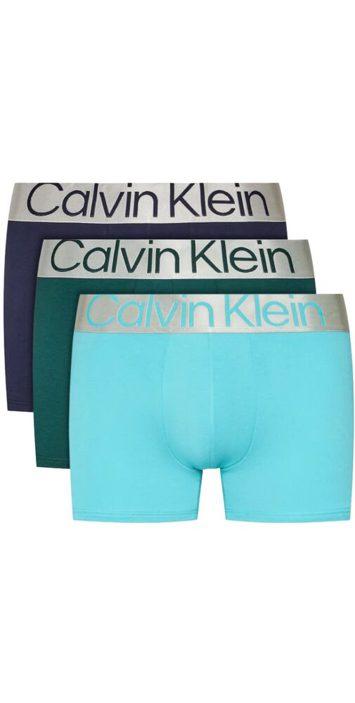 Boxerky Calvin Klein 3 pack Reconsidered Steel NB3130A N2M