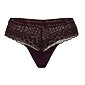 Krajková tanga pro ženy Marc & André W24-0691 bordo