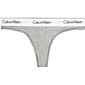 Dámská tanga Calvin Klein Black F3786E šedý melír