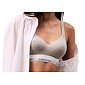 Calvin Klein Bralette Modern Logo QF7900E sportovní podprsenka šedý melír