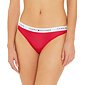 Dámská tanga Tommy Hilfiger z elastické pleteniny UW0UW05532 cherry