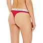 Dámská tanga Tommy Hilfiger z elastické pleteniny UW0UW05532 cherry