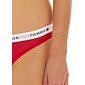 Dámská tanga Tommy Hilfiger z elastické pleteniny UW0UW05532 cherry