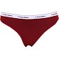 Dámské klasické kalhotky Calvin Klein Modern Logo QD5207 bordo