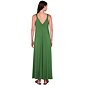 Dlouhé jednoduché šaty Vamp 20509 zelené